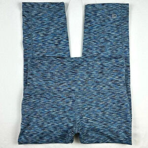 GapFit Blue Spacedye Blackout Technology gFast cropped leggings